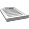 Ekena Millwork Octagonal Top Surface Mount PVC Gable Vent w/ 2"W x 2"P Brickmould Sill Frame, 14"W x 24"H GVPOT14X2403SN - alternate 3